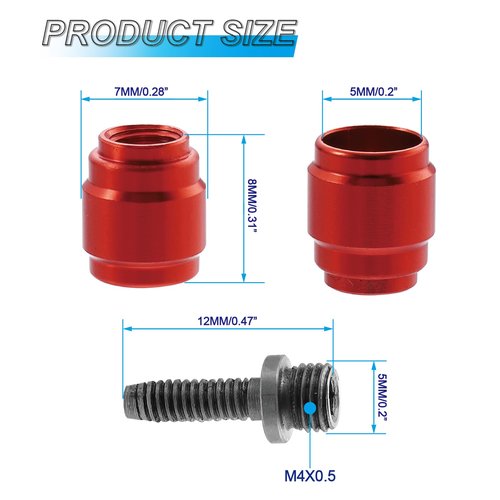 VANSIHO Bicycles Brake Olive connecting insert kit-fit for Sram Avid Hydraulic Disc Brake Hose