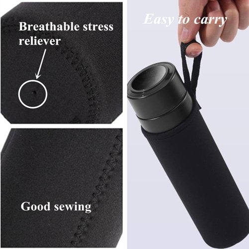 candygirlft Water Bottle Carrier Bag 25 oz, Water Bottle Sleeve, Water Bottle Holder Bag, Bottle Pouch Holder, 24oz Neoprene Sleeve Sports Water Bottle Accessories for Hiking Travelling (24 oz-2pack)