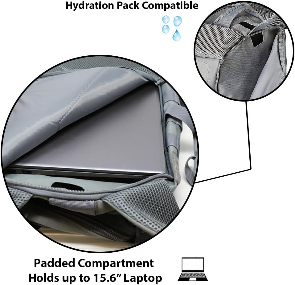 Exos Bravo Backpack - Large Military Hiking Backpack 34L - Waterproof Heavy-Duty Molle Hunting Bag for Men - Tactical Rucksack Daypack - Hydration Pack Compatible for Running, Cycling - (Coyote Tan)