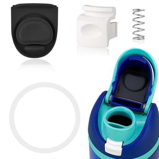 Agamino Replacement Lid Set for Owala Freesip, Water Bottle Top Cap with Replacement Button & Stopper Water Bottle Seal Ring Compatible with Owala Cup 16oz 24oz 32oz 40oz, Accessory for Owala FreeSip