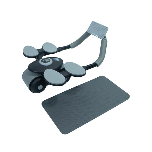 Ab Roller Wheel for Core Strength & Abdominal Workout - Dual Wheel Design with Non-Slip Handles, Portable Exercise Roller with Elbow Support, Home Gym Exercise Wheels for Men Women