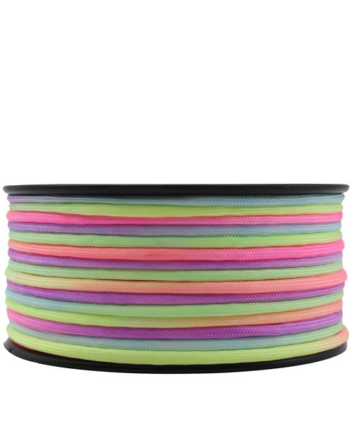 Rainbow Paracord 80ft 160ft 320ft - Durable and Vibrant 550 Paracord Rope for Various Applications