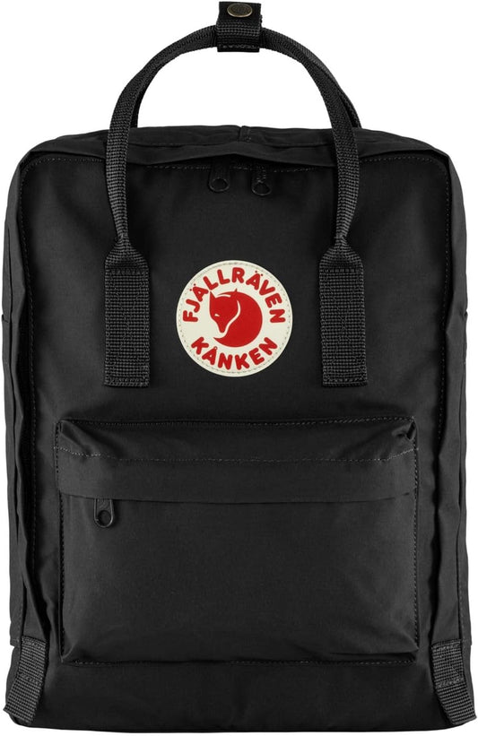 Fjallraven - Kanken Classic Pack, Heritage and Responsibility Since 1960, One Size,Black