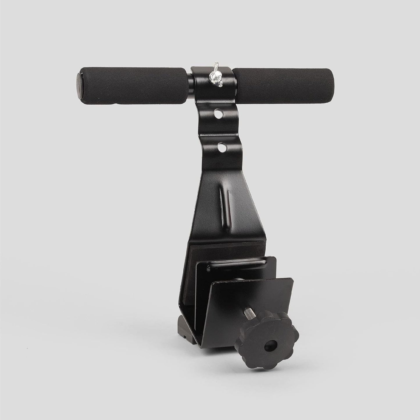 Adjustable Sit-Up Bar for Doorway - Phoenix Fitness RY848 Unisex Crunch Bar with Padded Ankle Support for Abdominal Workouts, Black