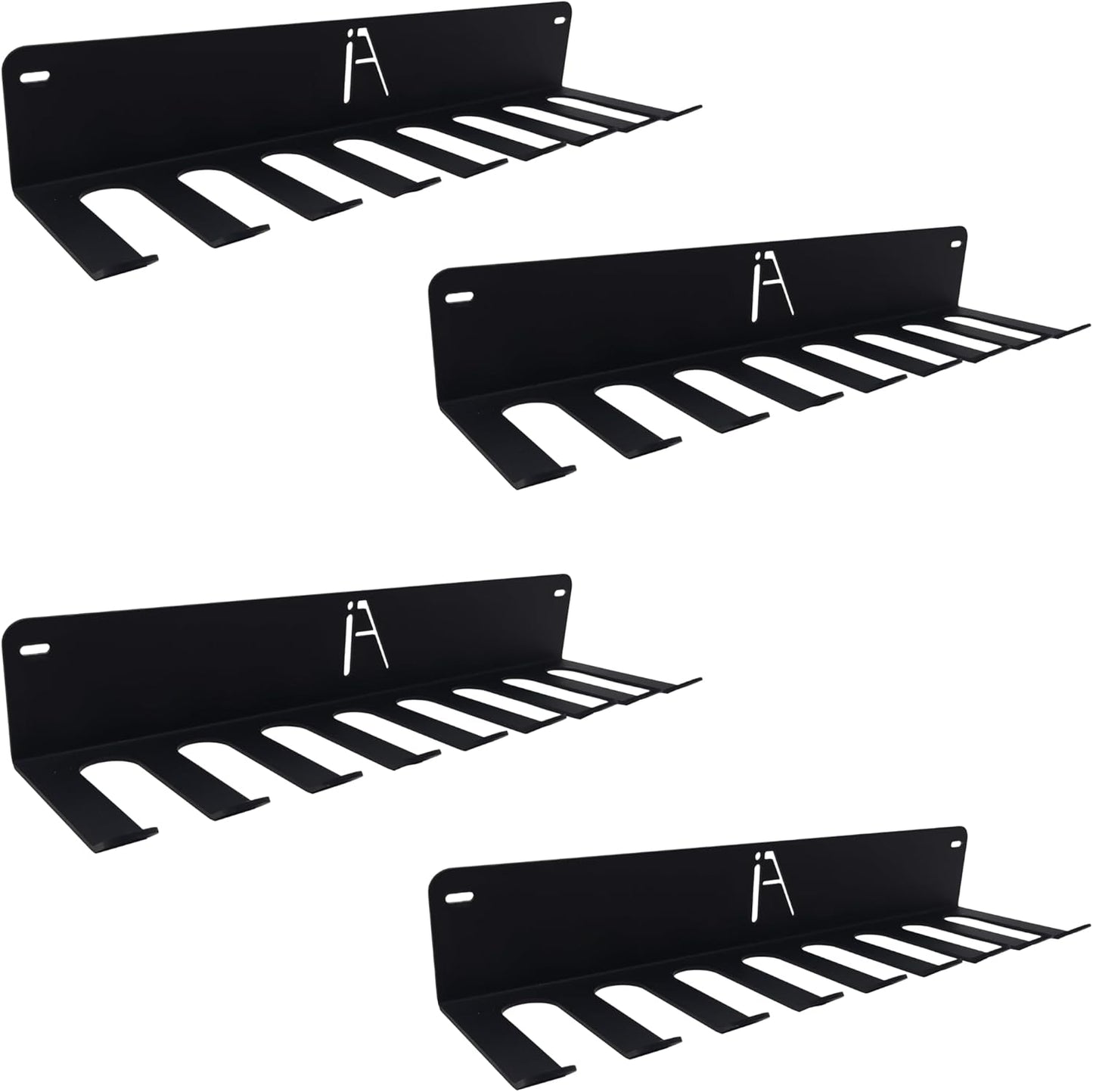 IRON AMERICAN) Gym Storage Hanger/Heavy Duty Multi-Purpose Gym Rack for Lifting Belts, Chains, Exercise Bands, Jump Ropes (mounting hardware included)