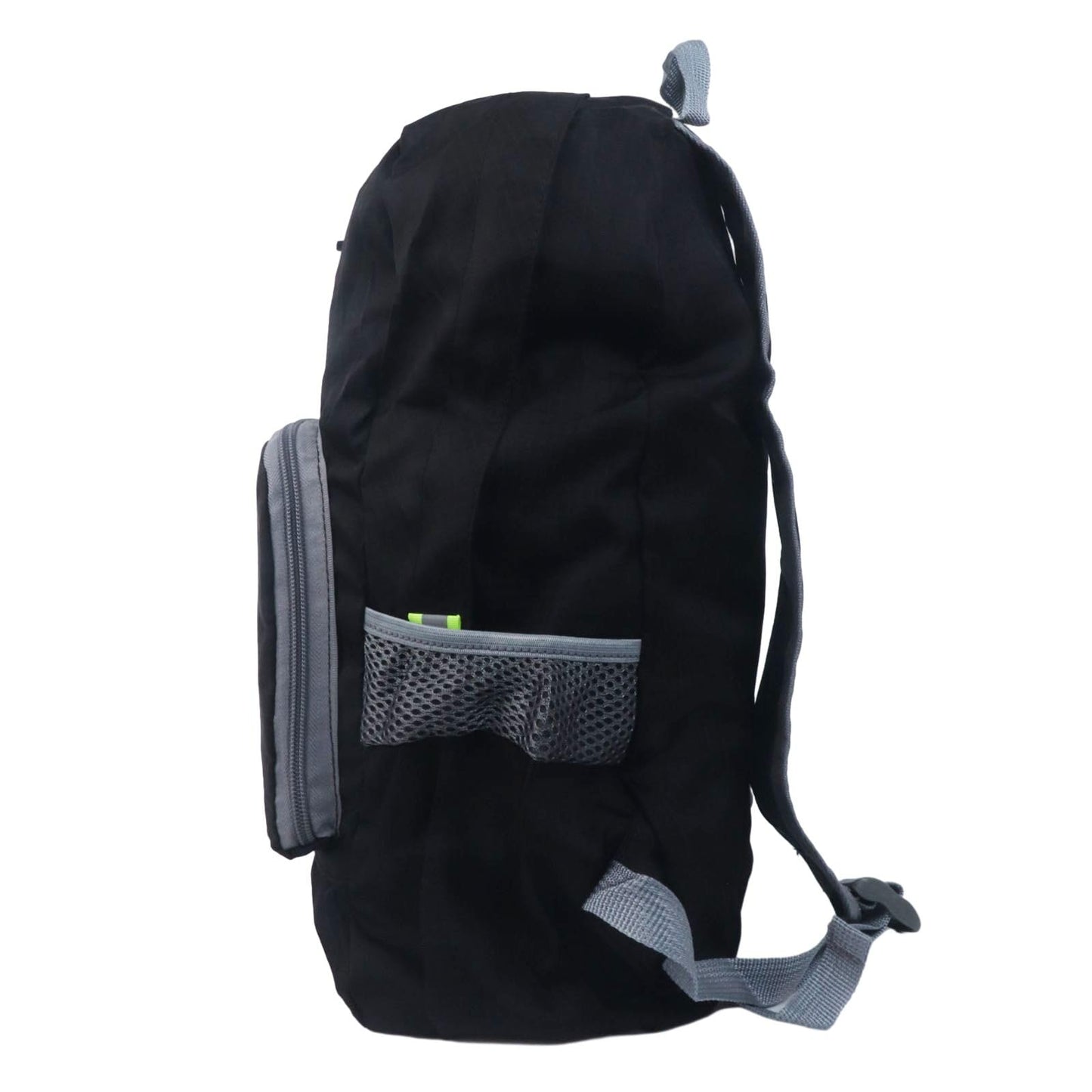 25L Backpack Packable Foldable Ultra Lightweight Water Resistant Durable Camping Outdoor Mountaineering Riding Travel Daypack (Black)