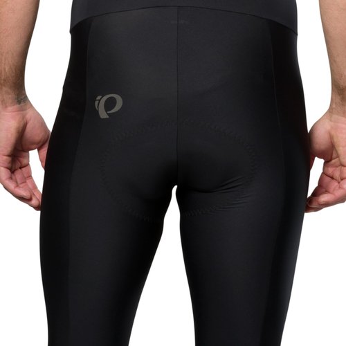 PEARL IZUMI Men's 18.75" Attack 3/4 Bib Tights, Reflective Elements with Elite Levitate Chamois & Premium Fabric, Black, Small