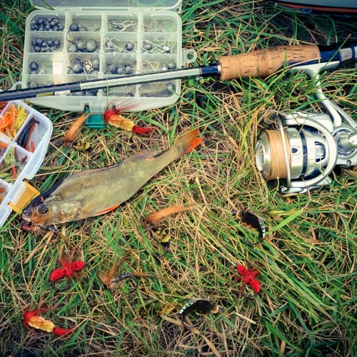 Fly Fishing Flies Assortment Kit with Magnetic Fly Box - 36 Hand-Tied Lures for Trout Bass Pike