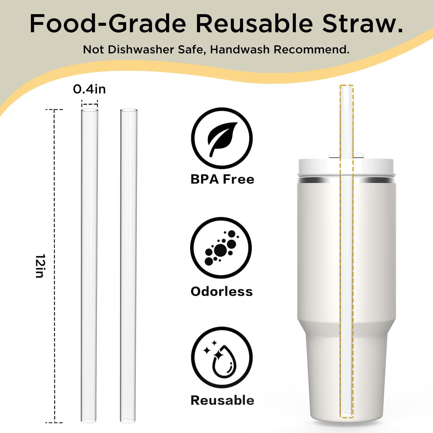 AICase for Stanley Boot Bottom Protector and Straw Cover Topper Cap with Reusable Replacement Straws for Stanley/Simple Modern 30/40 Oz Tumbler Cup Accessories