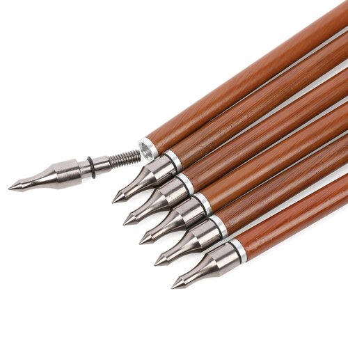 wolfman 30" Archery Carbon Arrows Spine 500 600 Hunting Arrows with 4” Turkey Feather Targeting Arrows for Compound & Recurve &Traditional Bow 6/12pcs (12pcs, Spine 600)
