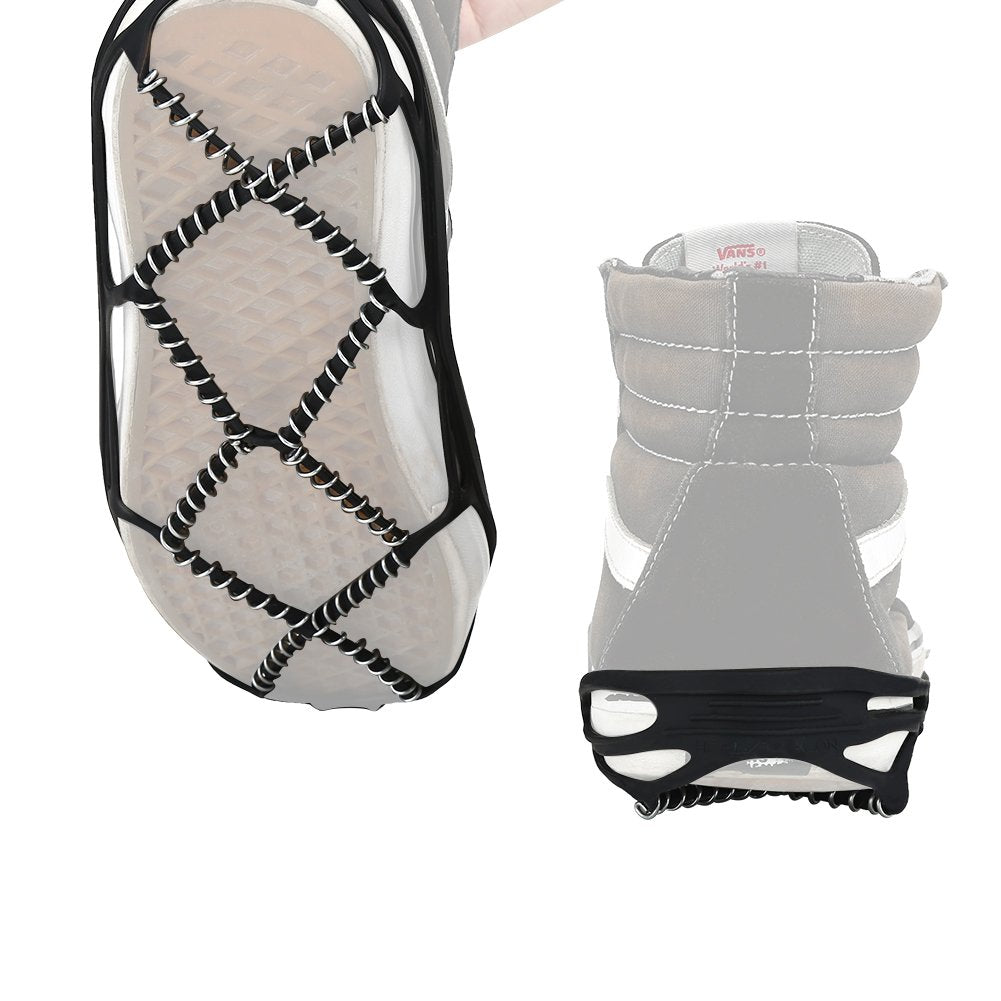 Ice Grips for Shoes, for Boots,Spikeless Traction Shoes,Ice Shoes Grippers Outdoor Snow Antiskid Spikes Grips Mountain Climbing Footwear Ice Traction Cleats