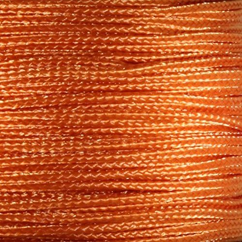 JIG PRO SHOP Black 1.18mm x 125' Micro Cord Paracord - Made in The USA