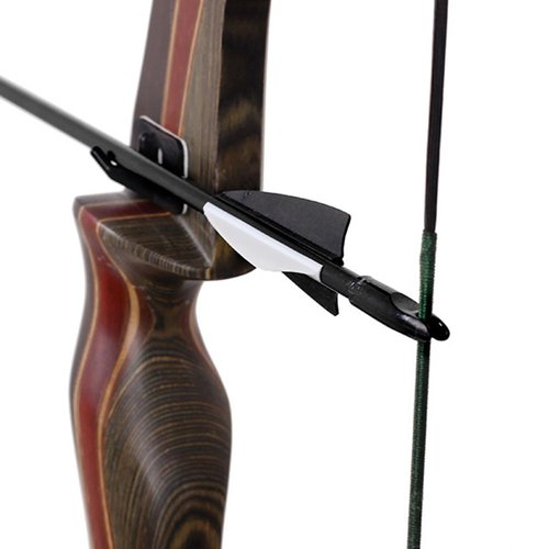 Yocimango Solid Color Arrow Nocks Arrow Nocks Plastic Arrow Tails for 5/16 "Hunting Compound Bow Arrow Tail Plastic Accessories（Black）-36PCS