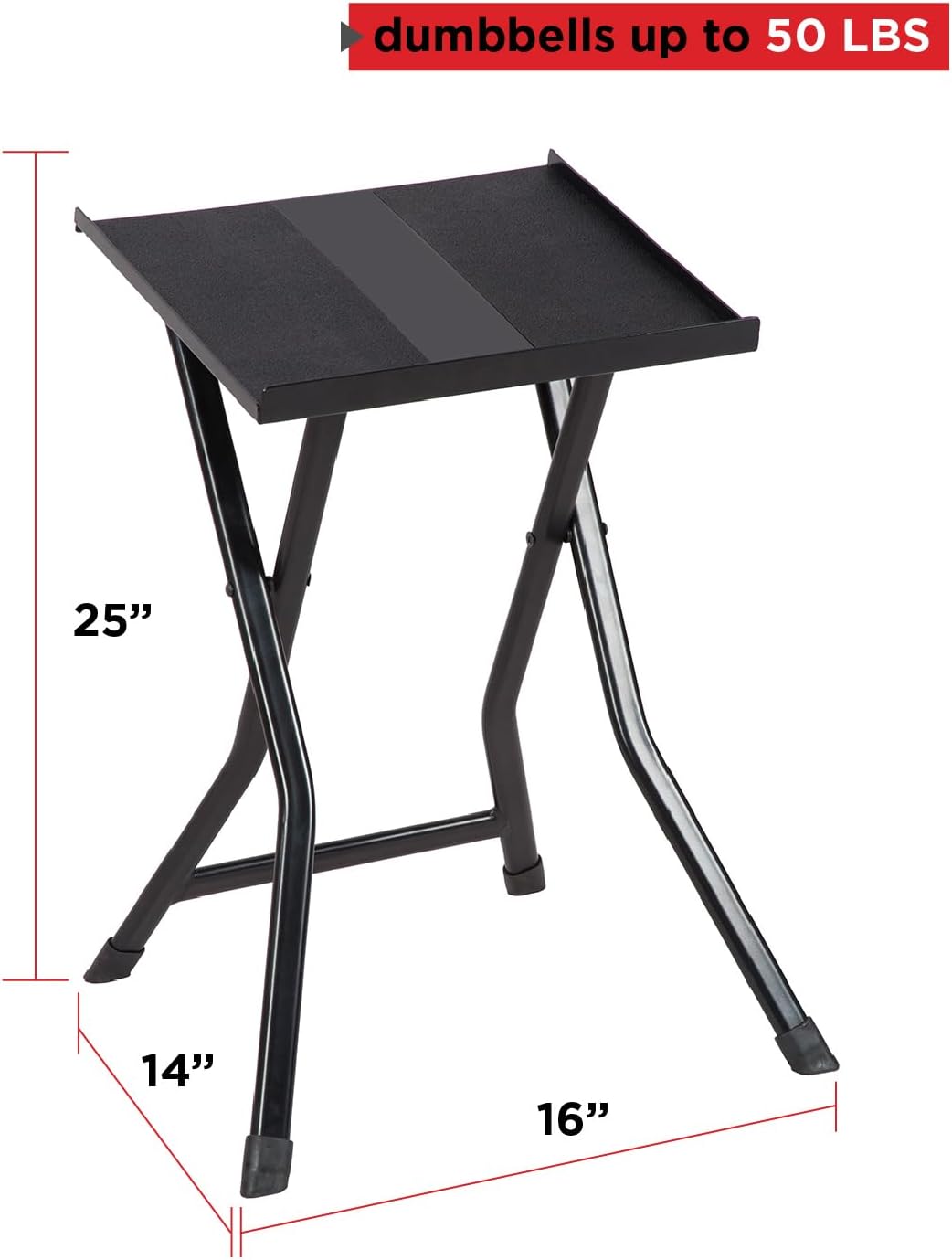 PowerBlock Small Compact Stand, Dumbbell Rack & Weight Rack, Folds Flat For Easy Storage, Use with PowerBlock Expandable Dumbbells, Home Gym Strength Training, Pack of 1