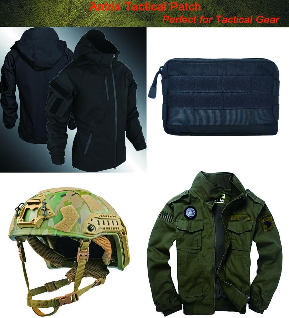 Antrix 6 PCS Tactical Joshua 1:9 Bible Verse 210 Have I NOT COMMANDED You Patch Hook and Loop Fastener Joshua 1:9 Be Strong and Courageous Emblem Badge Patch -4"*2.25"