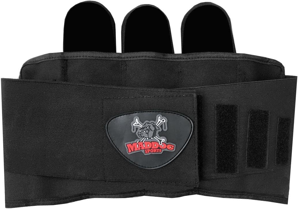 Maddog Pro 3+2 Paintball Harness Pod Pack | Pod Ejection | Adjustable Elastic Velcro Belt