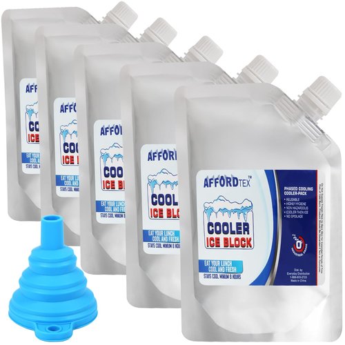 Ice Packs for Coolers 5 Reusable Ice Packs for Lunch Box Long Lasting for All Outside Activty