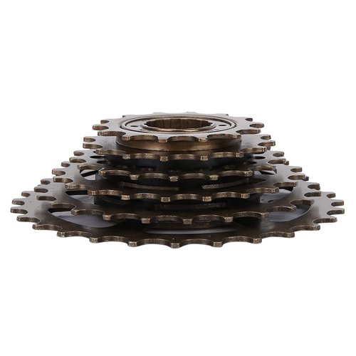 Haofy Freewheel Cassette Sprocket 6 Speed 14T 28T Mountain Replacement Accessory, 7 Speed Freewheel, 6 Speed Freewheel