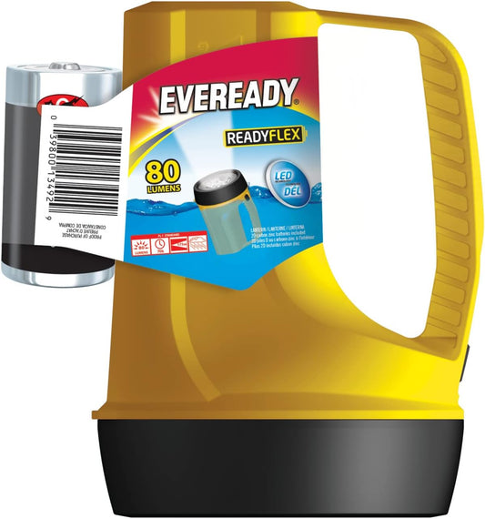 Eveready LED Floating Lantern Flashlight, Battery Powered LED Lanterns for Hurricane Supplies, Survival Kits, Camping Accessories, Power Outages, Batteries Included