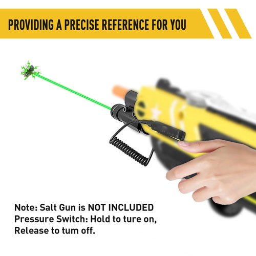 Tyseam BugSalt Laser Beam Sight Compatible for Fly Salt Gun 2.0 & 3.0 and 4.0, Tysaemr Salt Laser for Bug Airsoft Rifle, Laser Gun Sight for BB Pump's Accessories (Only Laser Sight)