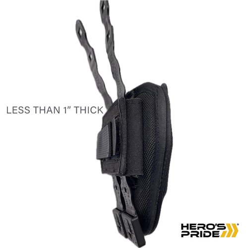 Hero's Pride Eagle Molle Universal Adapter for Duty Belt Pouches and Holders, Law Enforcement On-Duty Belt Carry, Modular Police Gear Attachments, Malice Clips
