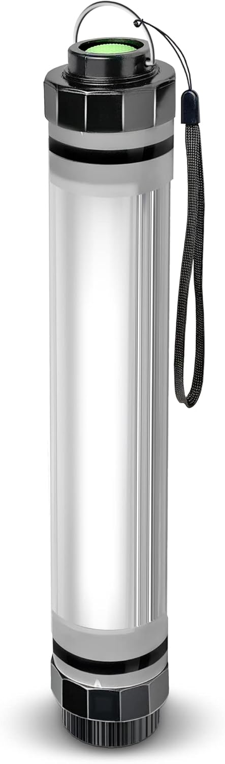 SunJack LightStick Camplight – Waterproof Rechargeable LED Flashlight & Power Bank | Portable Camping Lantern for Hiking, Backpacking, Swimming, Boating, Outdoors, Emergency & Survival Kits