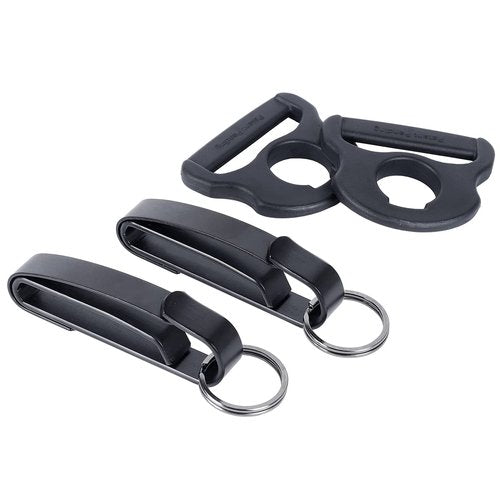 SdTacDuGe Metal Key Ring Holder Quick Hook System Belt Loop Fit up to 2.25” Wide Belt-2 Pack