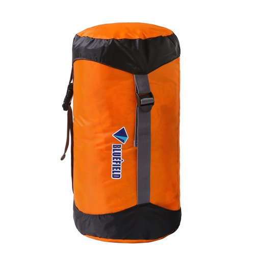 Azarxis Compression Sack 14L 23L Compression Stuff Sack Water-Resistant Ultralight Sleeping Bag Stuff Sack - Space Saving Gear for Camping Hiking Travel (Orange, XL)