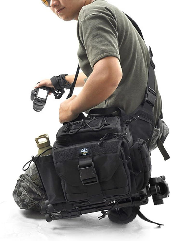 SHANGRI-LA Multi-functional Outdoor Hiking Pack Tactical Messenger Range Bag Camera Sling Assault CCW Gear Modular Deployment
