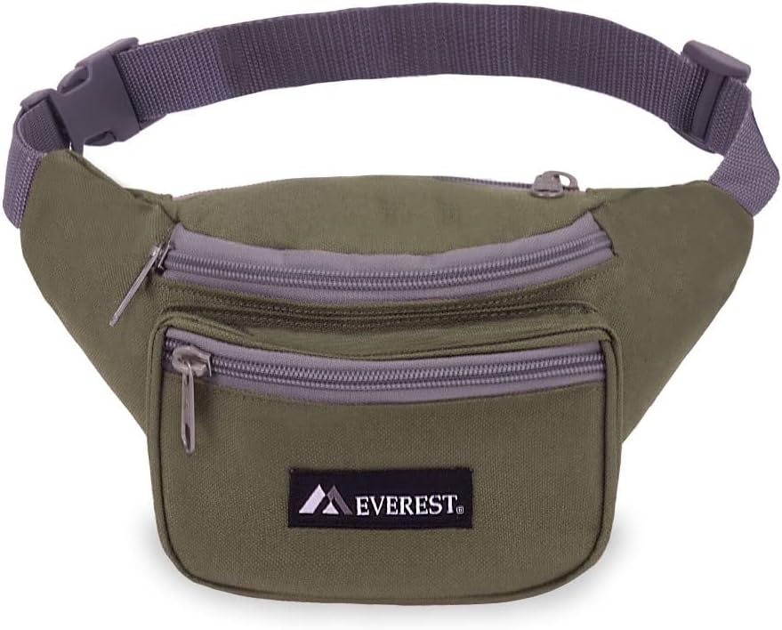 Everest Signature Waist Pack - Standard, Olive, One Size