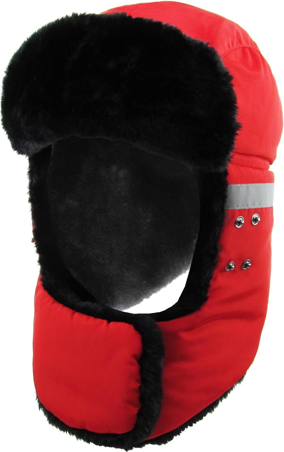 Hi Viz Trapper Warm Workwear Cold Windproof Winter Aviator Trooper Hunting Hat Ushanka Bike