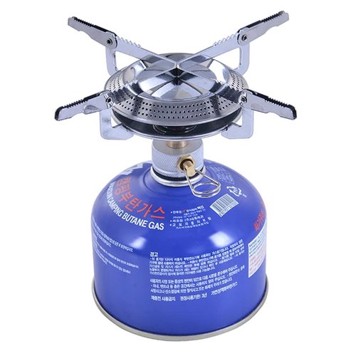 BIUMALL Windproof Camping Gas Stove Portable Foldable Backpack Electronic Stove Head Outdoor Cooking Picnic HikingMountaineering Camping