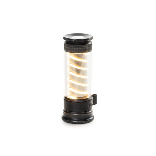 Barebones Edison Light Stick – Tumbled Steel, USB Rechargeable LED Lantern and Flashlight with 7 Modes, 40+ Hour Run Time, Camping Essentials with Magnetic Base