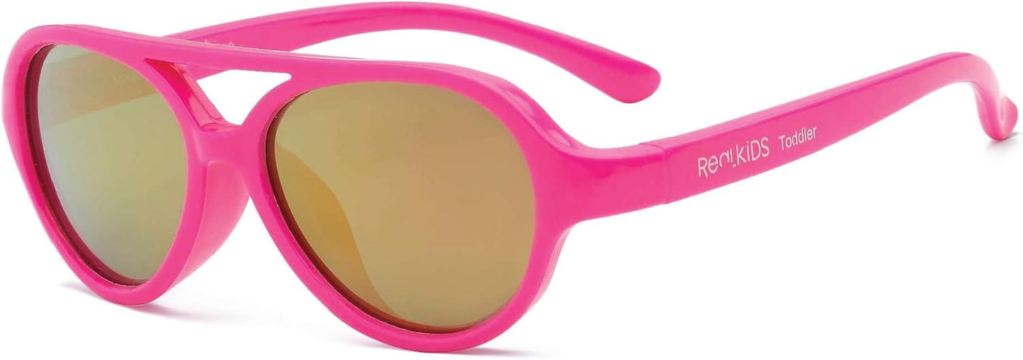 Sky Aviator Sunglasses for Kids, Toddler - Flexfit Frames