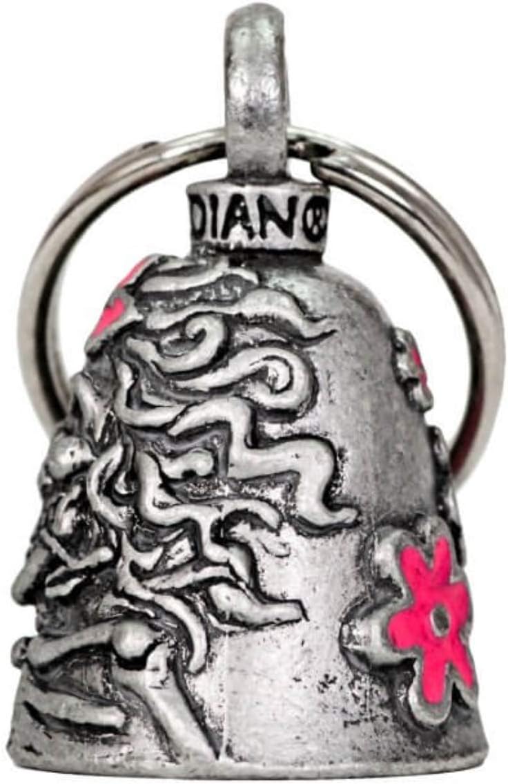 Hot Leathers BEA1087 Silver Lady Skull Guardian Bell
