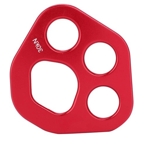 Mrisata Climbg Outdoor 9×8×1 Outdoor 4 Holes Paw Rigging Plate Rock Climbing Multi Anchor Point Connector Gear