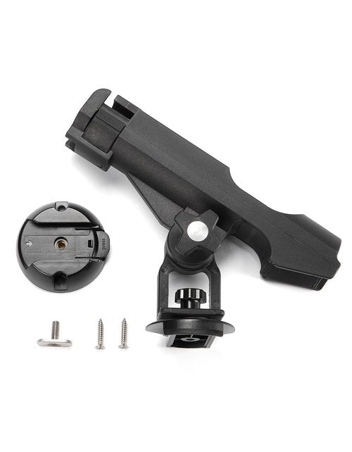 KEMIMOTO Kayak Fishing Rod Holder Fishing Pole Holder - T-Shaped Screw Mounted/Track Mount On Rail 360° Adjustable with Lock System for Kayak, Canoe, Fishing Boat Accessories