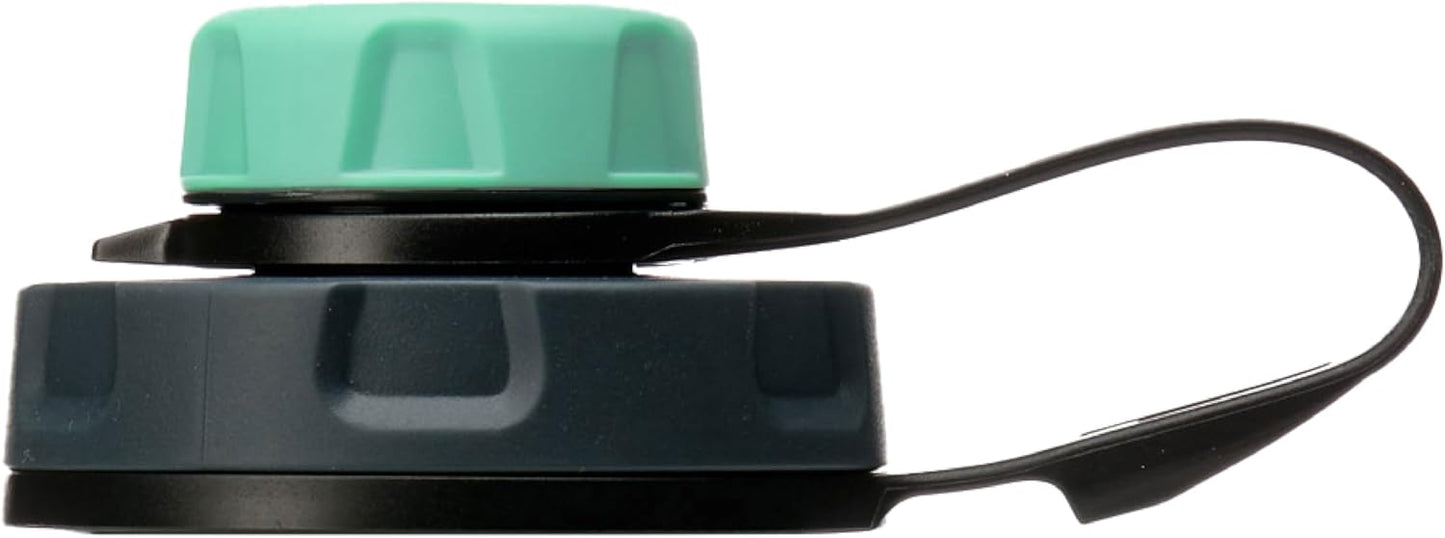 humangear capCAP+ | Converts Wide-Mouth Openings | Secure Easy Open | Food-Safe Material | Water Bottle Accessory Lid