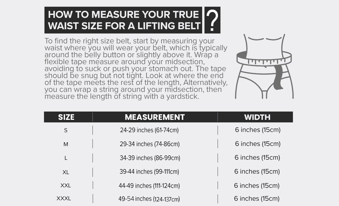 Weight Lifting Belt - 6-inch Padded Leather Weight Belt - Heavy Duty And Comfortable Back Support For Heavy Weightlifting and Fitness