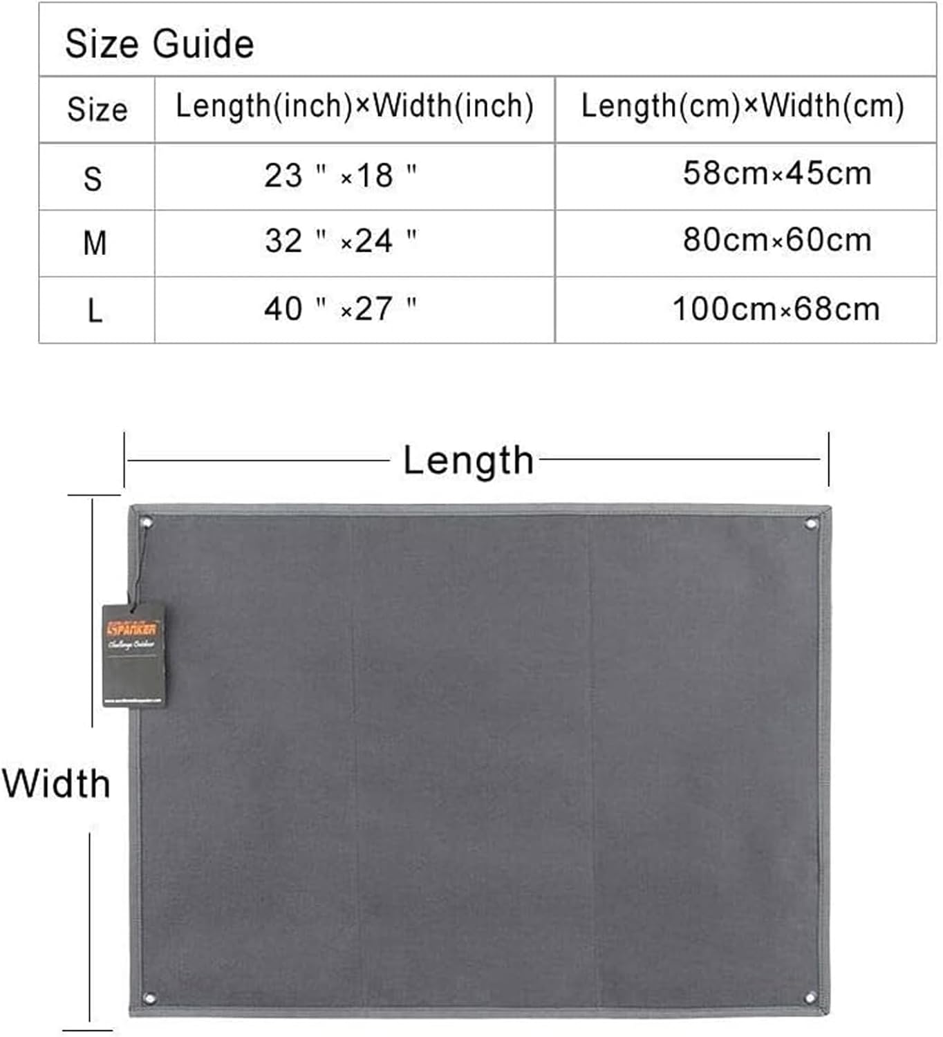 EXCELLENT ELITE SPANKER Tactical Patchs Display Board Foldable Military Patch Holder Panel (Black, S)