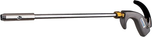 Guardair Lazer Series PalmSwitch Safety Air Gun, Aluminum Venturi Nozzle with 24" Extension and 1/4" FNPT Inlet, Lightweight All Metal Construction
