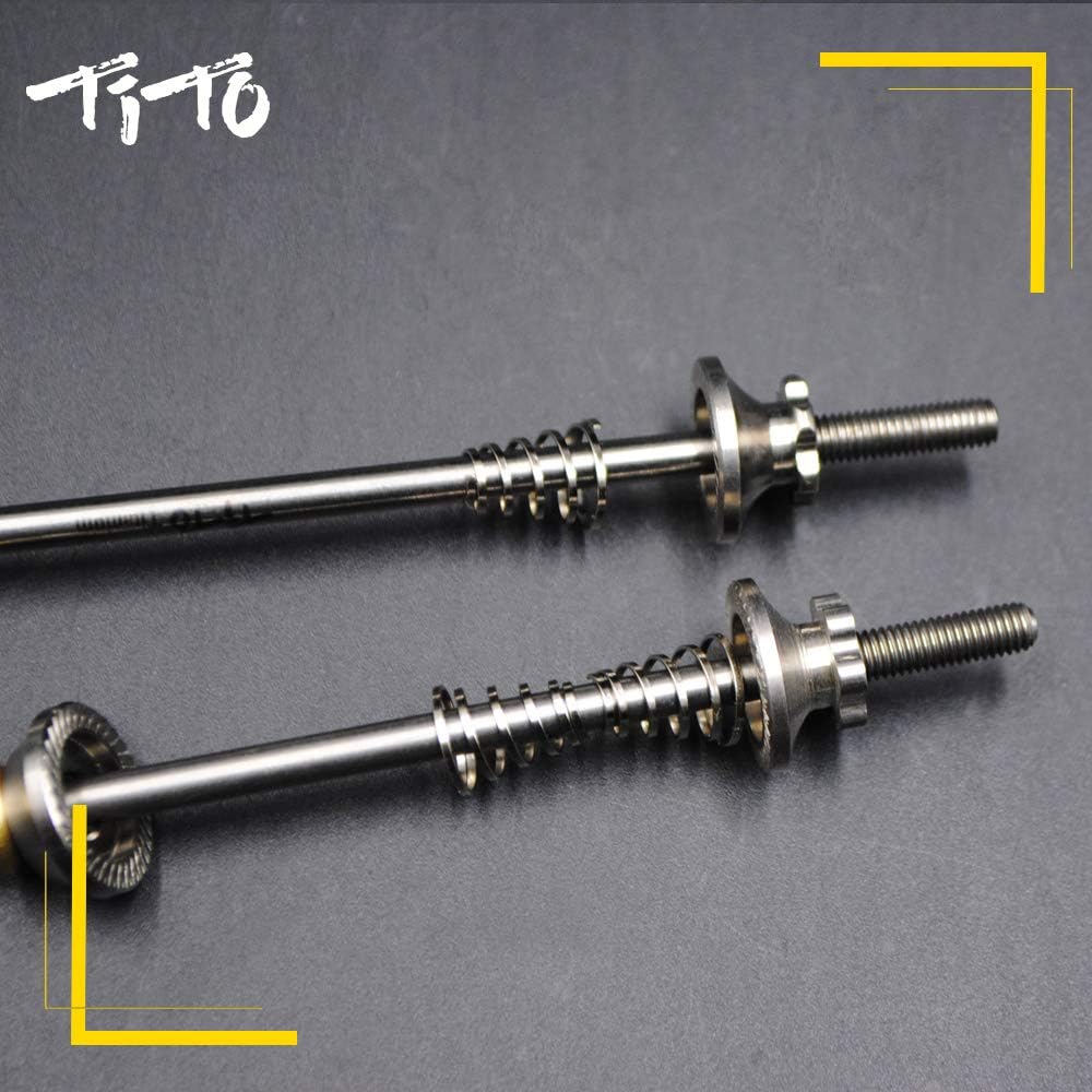 TiTo 1 Pair Lightest Titanium Quick Release for Road Bike MTB Wheels hub Mountain Bicycle