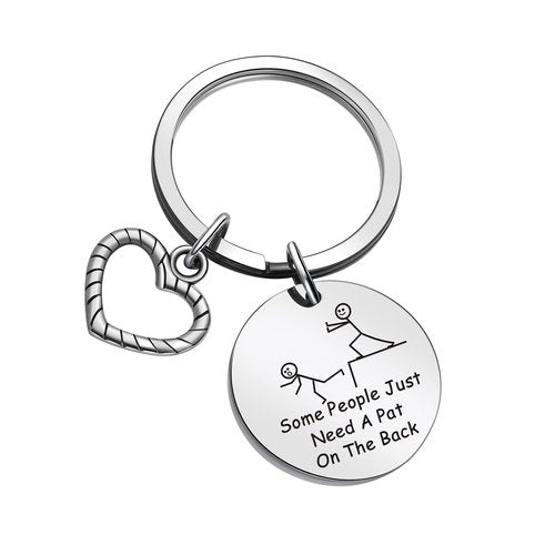 ZQEOU Humor Keychain Friend Birthday Keychain For Best Friend Jewelry Friend Appreciation Gift Sarcasm Gift Soul Sister Gift Friendship Gift Friend Going Away Gift Inspirational Gift