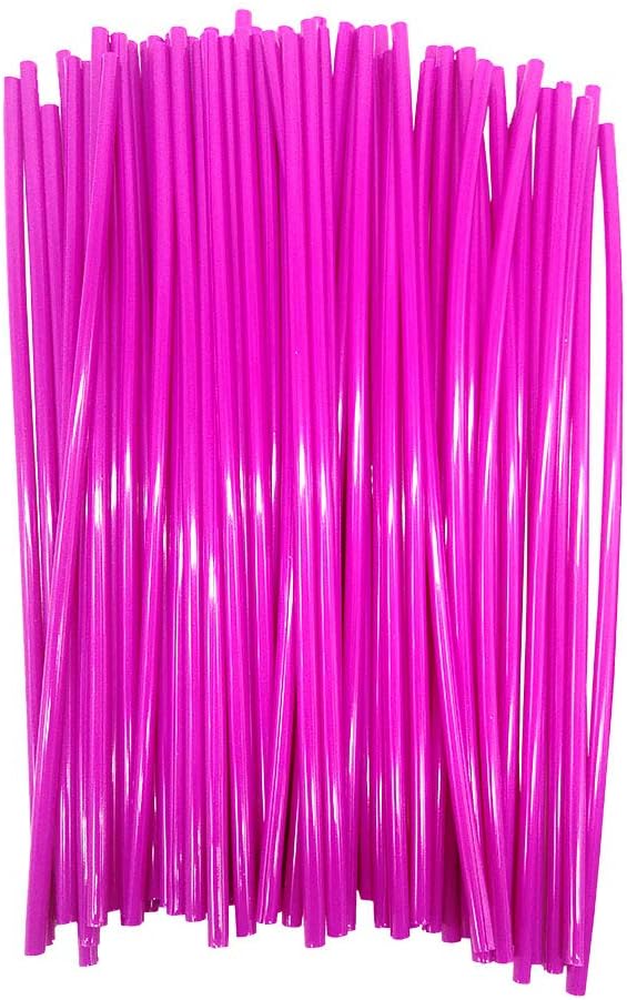 72Pcs Universal Spoke Skins Cover - Ovelur Wheel Spoke Wraps Skins Pipe Trim Decoration Protector For Motorcycle Dirt Bike Yamaha Harley Suzuki(Pink)