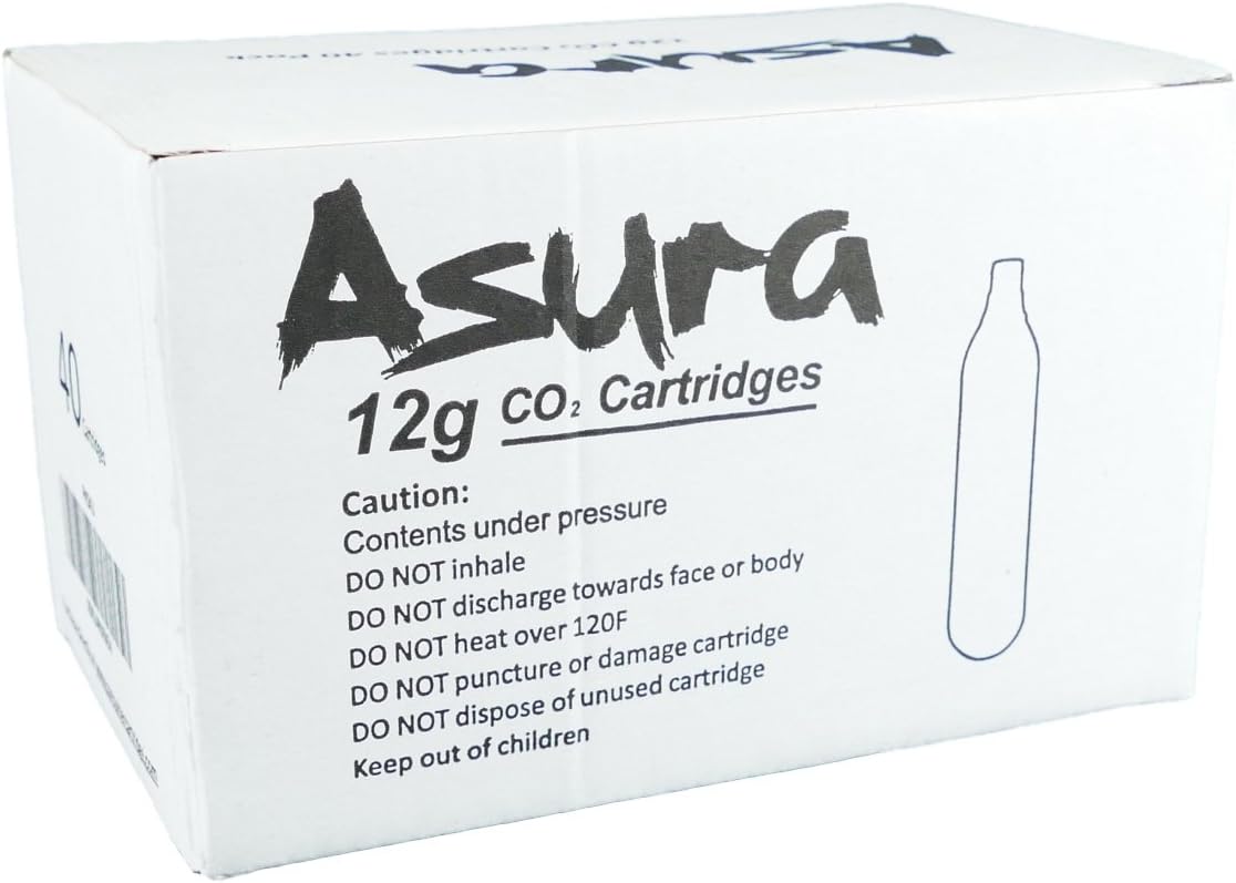Asura® 12g CO2 Cartridges - 40PK