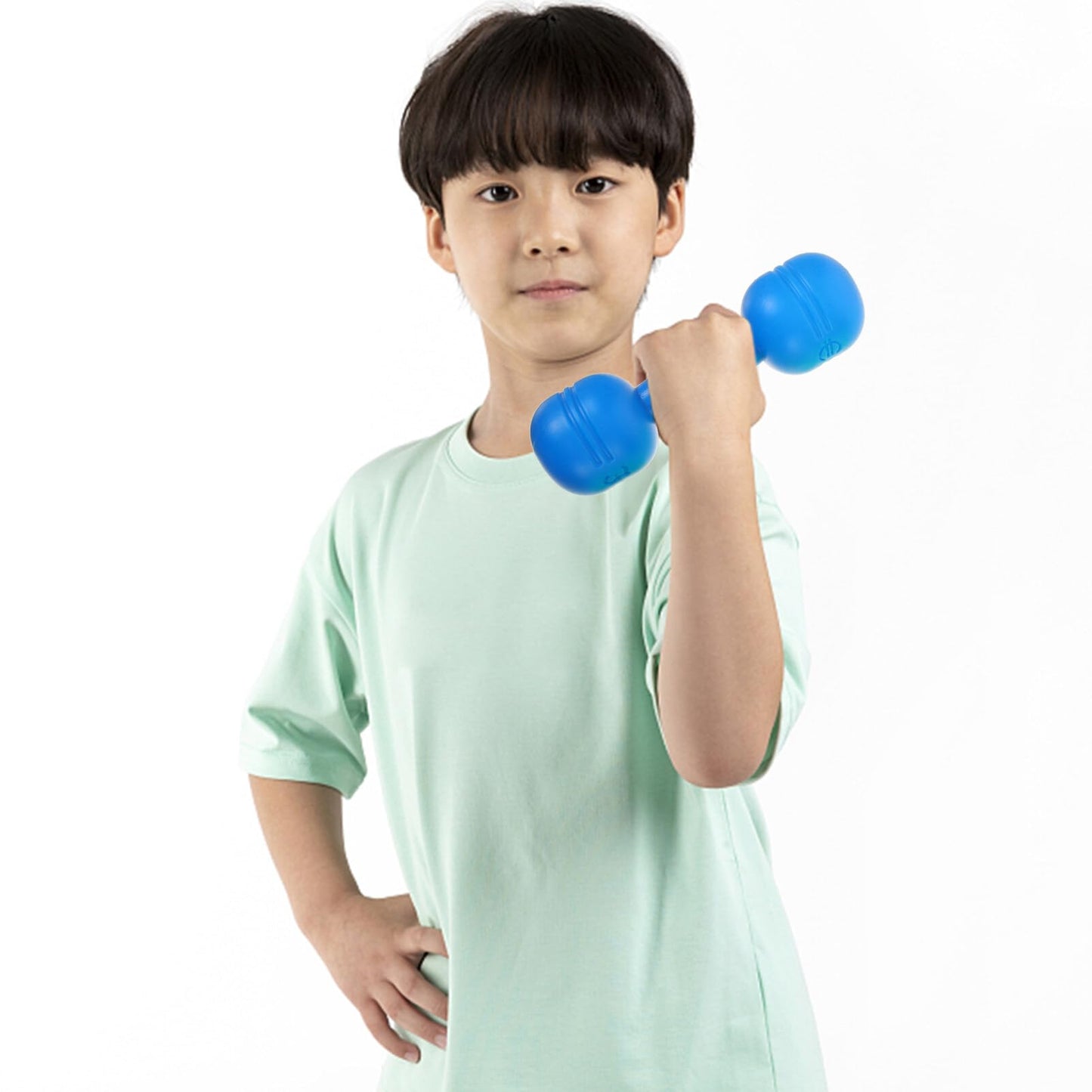 GANAZONO 3 Pairs Kids Plastic Hand Dumbbells Home Gym Exercise Barbell Children Exercise Fitness Sport Toy Toddler Weights Kids Fun & Fitness Workout Equipment