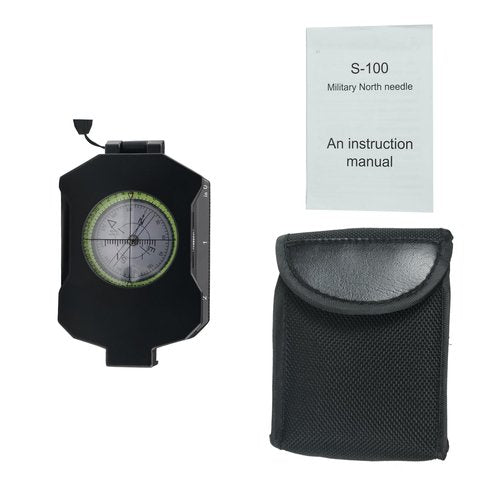Military Compass, JYEASTZ Survival Compass with Carrying Bag, Professional Lensatic Compasses with Inclinometer, Waterproof, Suitable for Camping, Hiking, Hunting