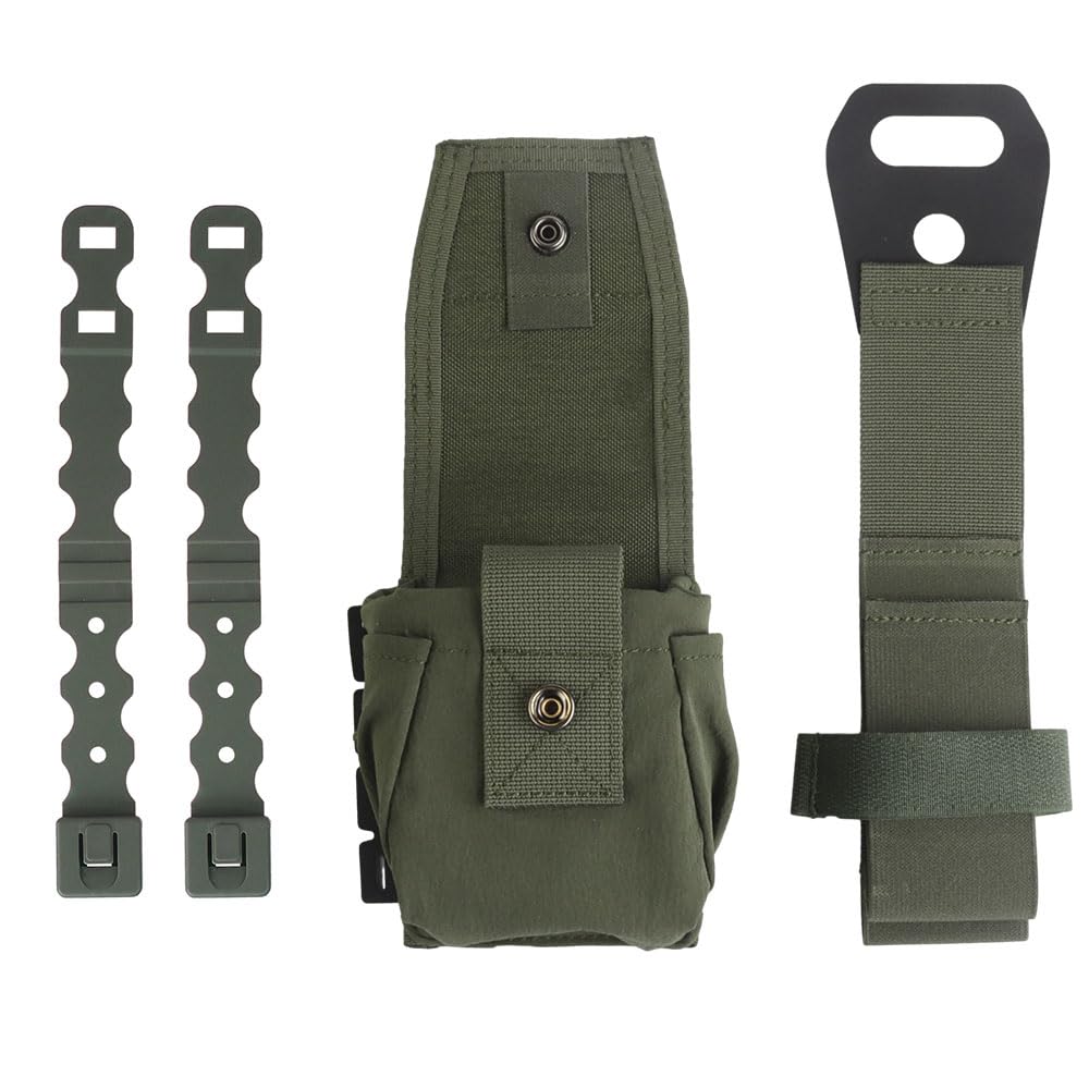 AOTUMUT MOLLE Quick-Pull Medical Pouch,Rip Away Tactical Bleeder First Aid Pouch Belt Medical Shears Holder Empty IFAK Pouch Security Survival Gear