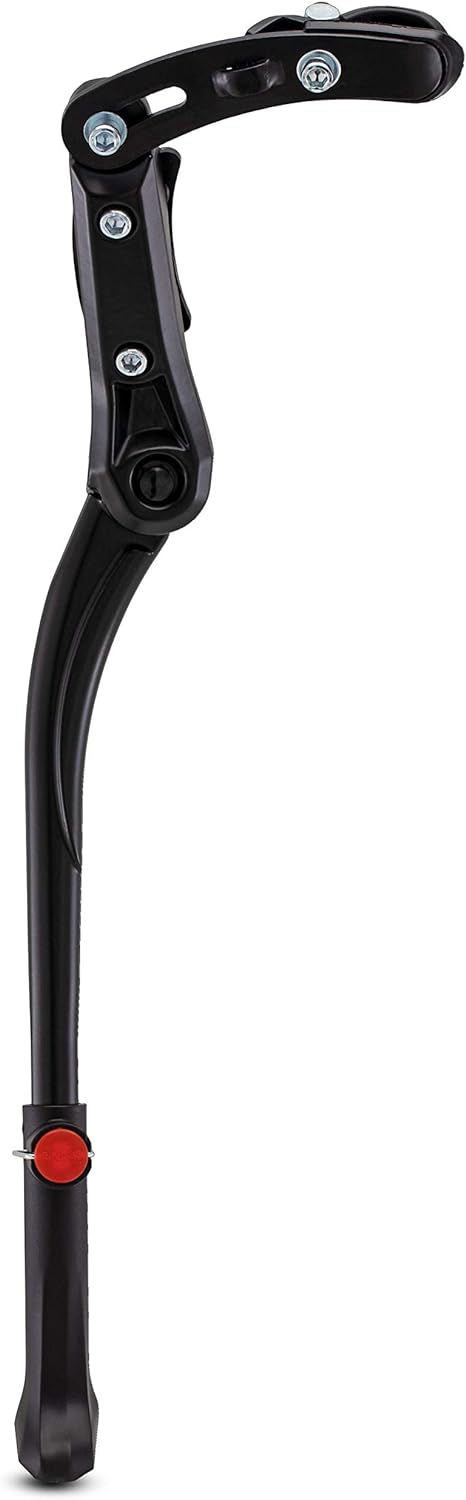 Schwinn Center or Rear Mounted Kickstand for Adult and Kids Bike, Lightweight, Convenient for Upright Storage, Bicycle Parts and Accessories, Perfect for Bikes Without Factory Mounting Plate