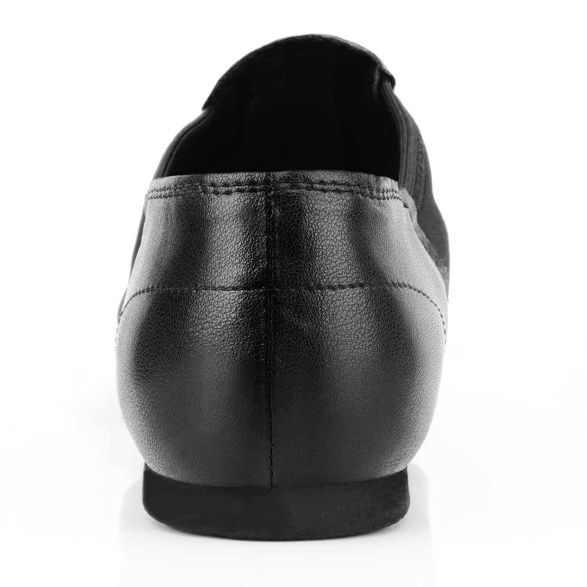 Keemi Black Jazz Shoes for Woman, Leather Dance Shoes for Women Men Unisex Adults,Non-Slip Women's Dancing Shoe(8.5W / 7.5M)